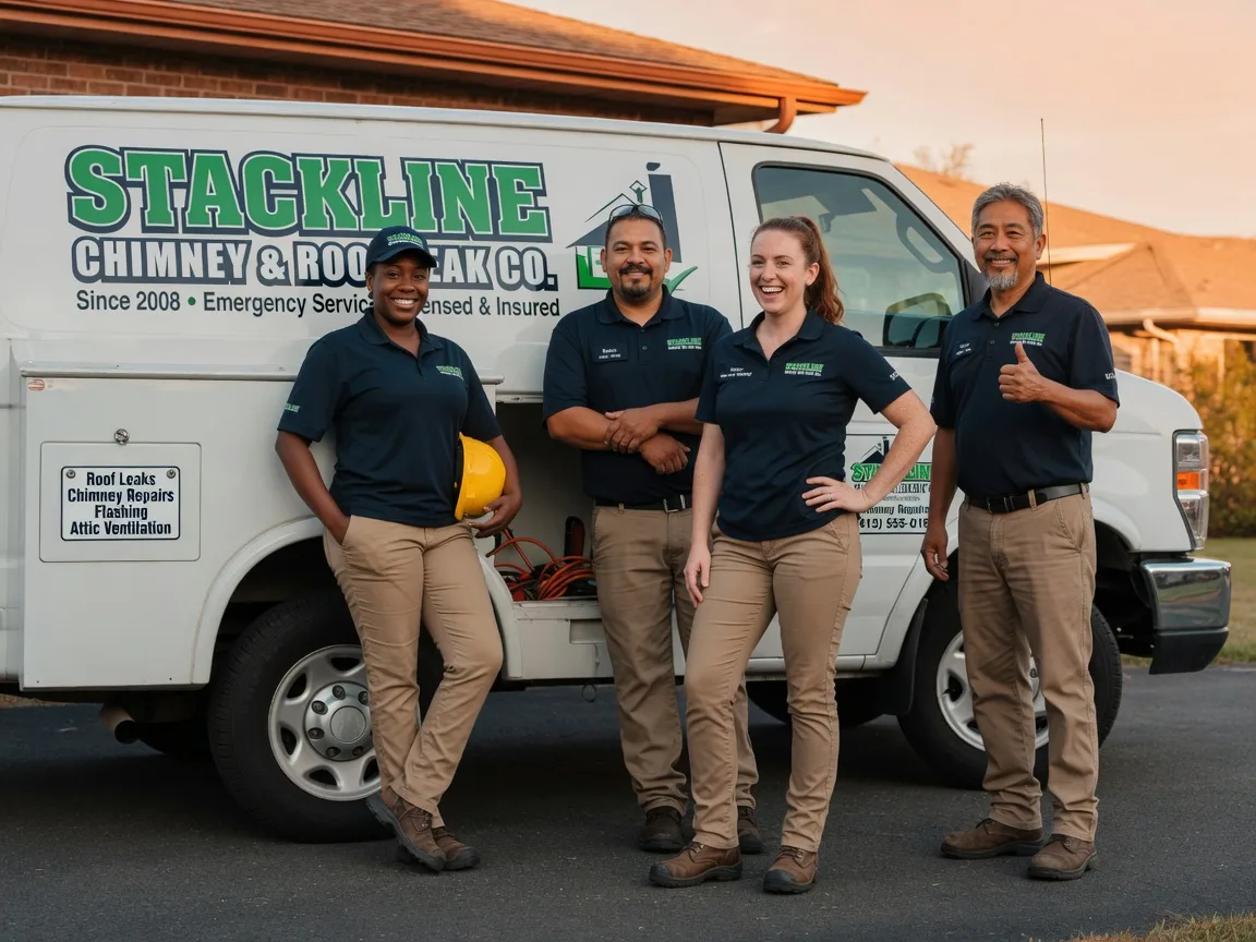 Chimney flashing repair company in Broadlands, IL